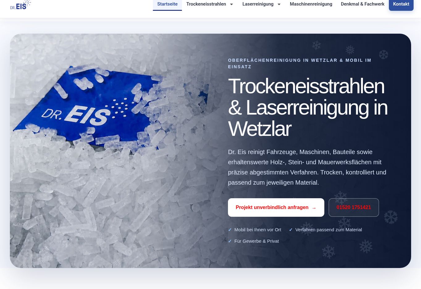 Startseite Dr. Eis