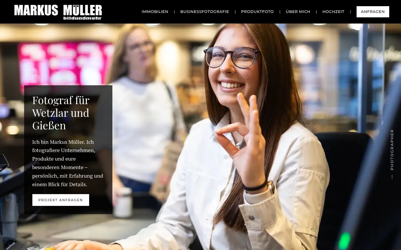 Startseite bildundmehr · Markus Müller